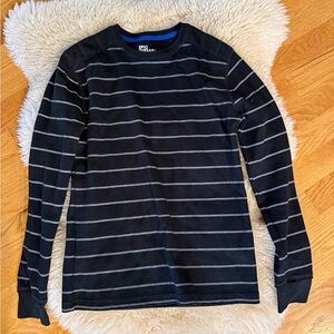Epic Threads kid’s Dark Striped Long Sleeve Tee